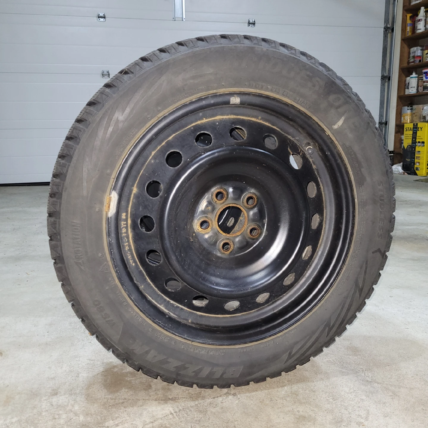 Set of 4 Steel Rims 16x6.5, 5x100 w/ TPMS - photo 5