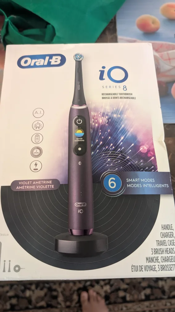 Oral-B iO Series 8 Rechargeable Toothbrush - Violet Ametrine thumbnail