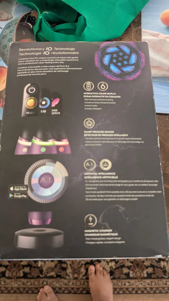 Oral-B iO Series 8 Rechargeable Toothbrush - Violet Ametrine image indicator(3)