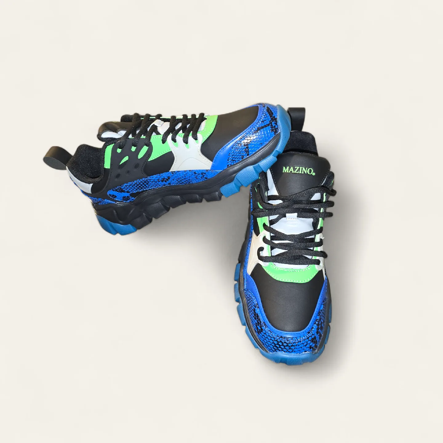 Mazino Sphene-052 Royal Blue Sneakers - Size 10 image indicator(4)