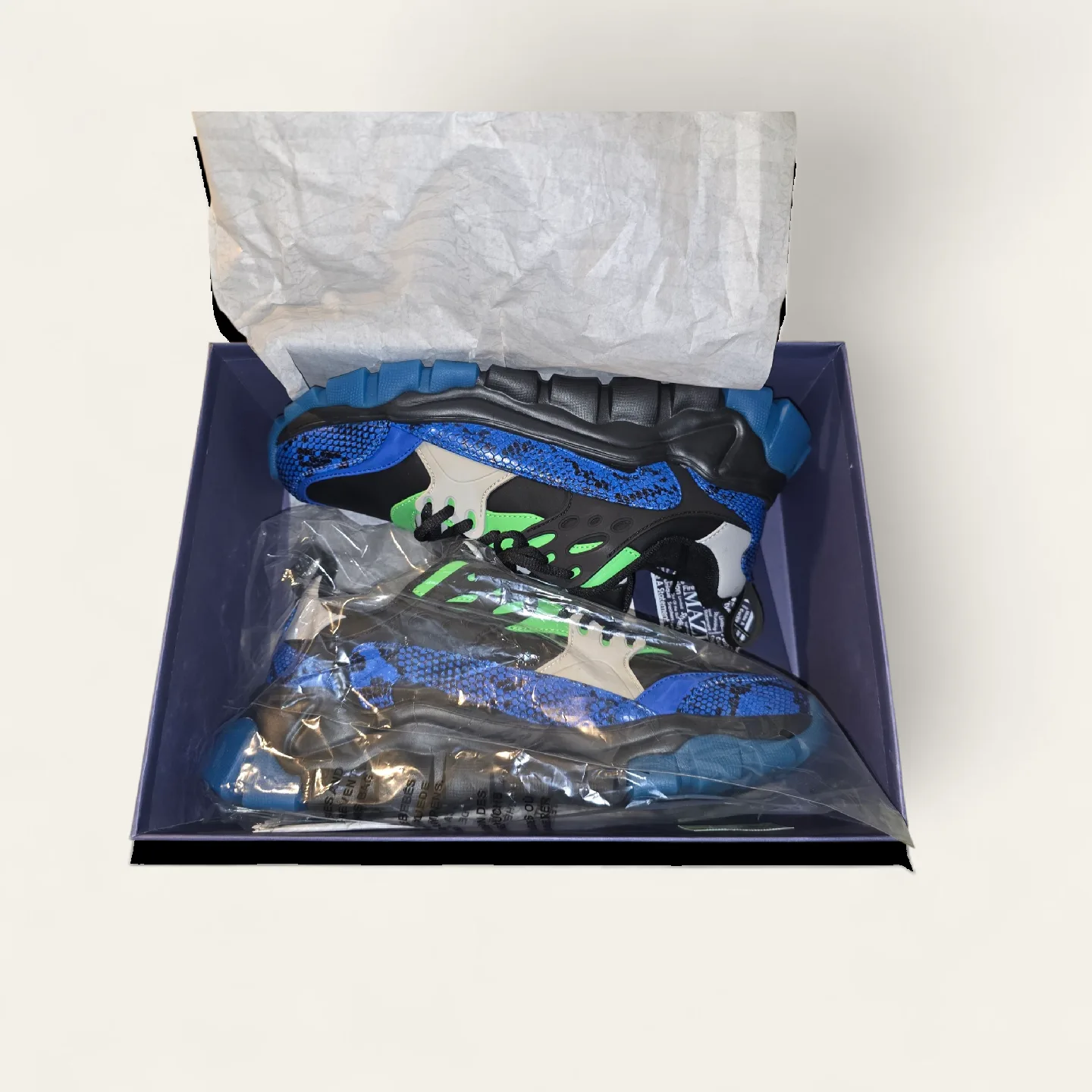 Mazino Sphene-052 Royal Blue Sneakers - Size 10 image indicator(7)