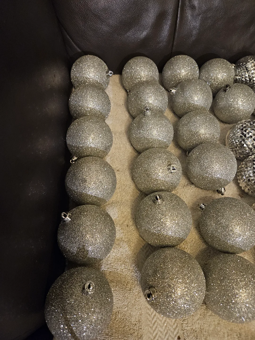 Silver Christmas Ornaments - Set of 42 image indicator(2)