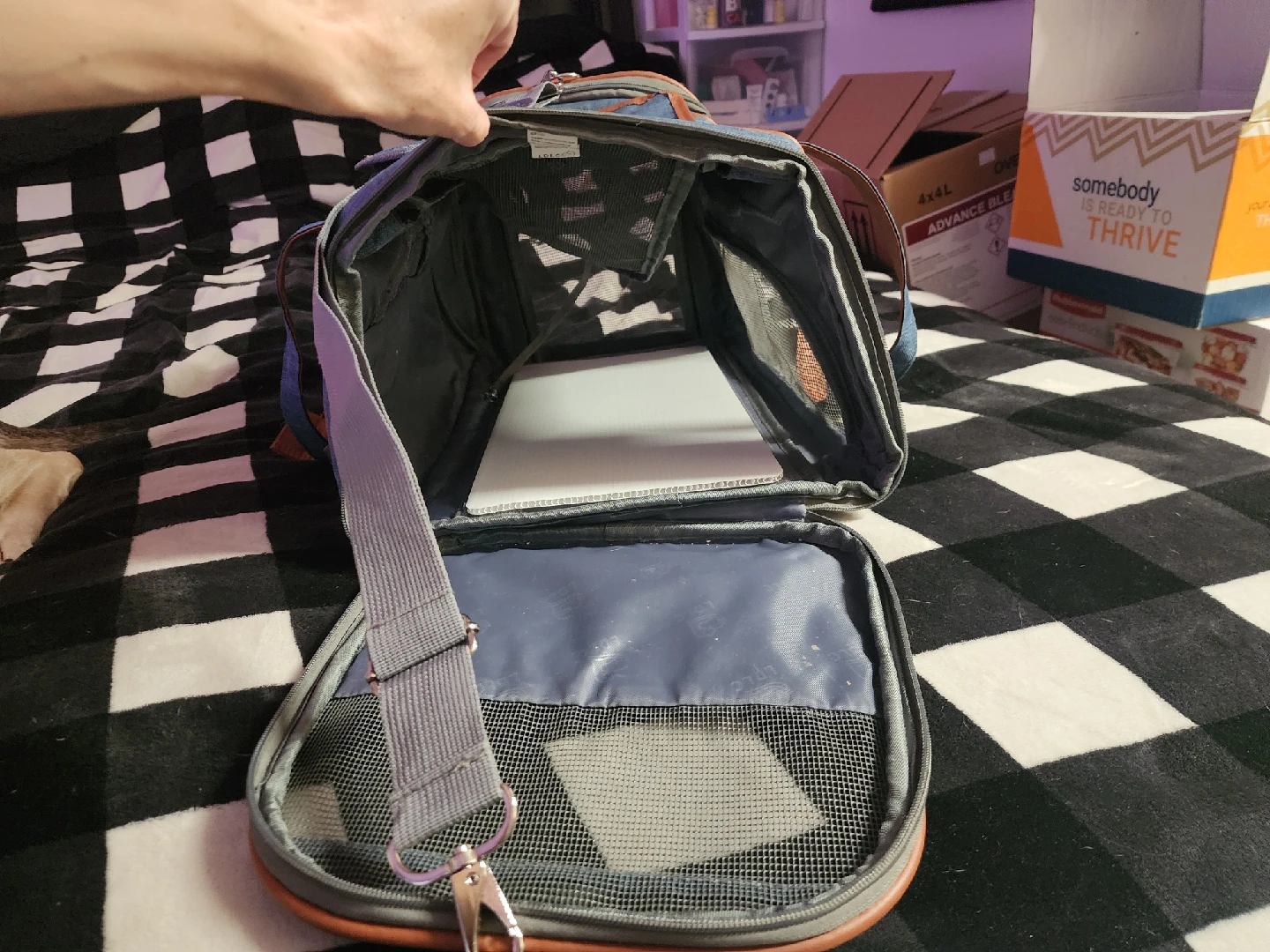 LDLC Denim Pet Carrier - photo 4