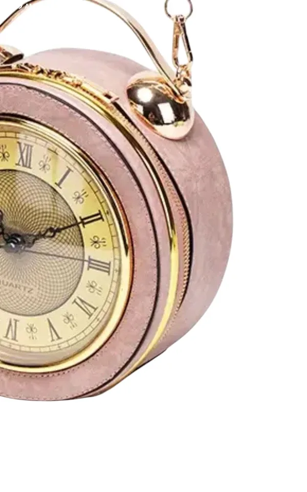 Clock Style Shoulder Bag - Unique Design! image indicator(7)