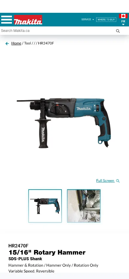 Makita HR2470F 15/16" Rotary Hammer Drill image indicator(3)