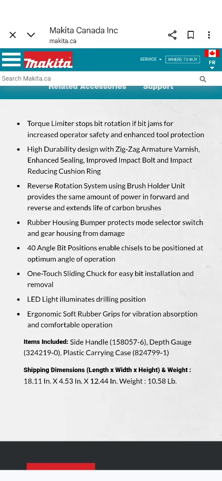 Makita HR2470F 15/16" Rotary Hammer Drill image indicator(4)