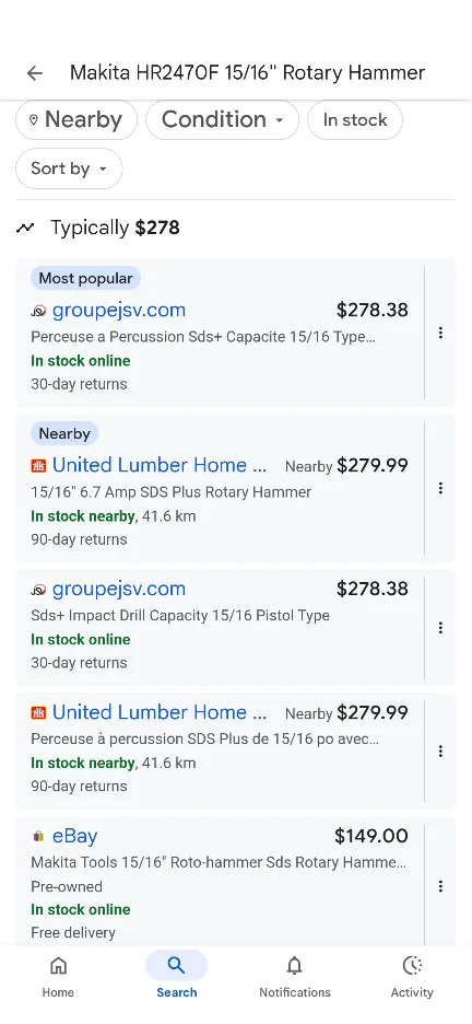 Makita HR2470F 15/16" Rotary Hammer Drill image indicator(7)