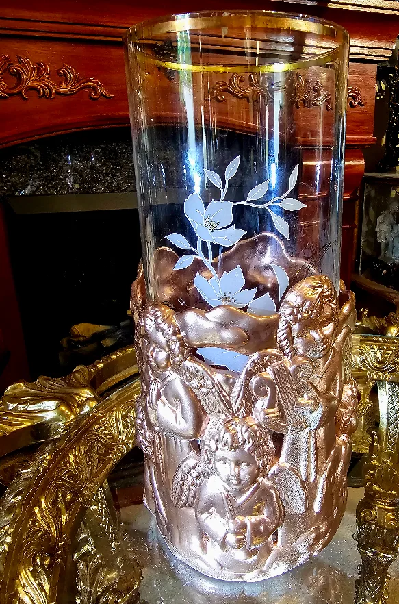 Angel Cherub Vase Candle Holder image indicator(7)