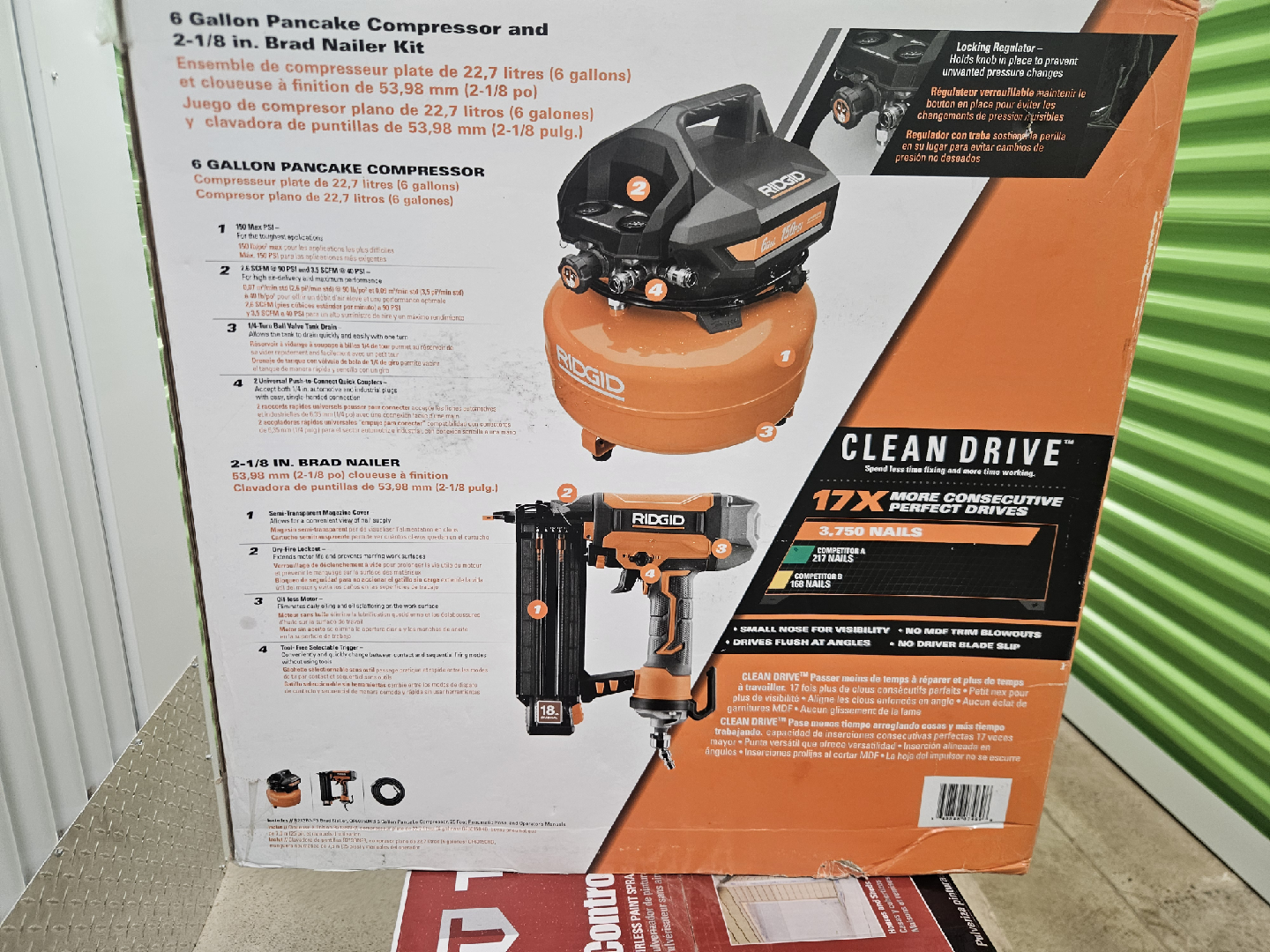 ridgid brad nailer
