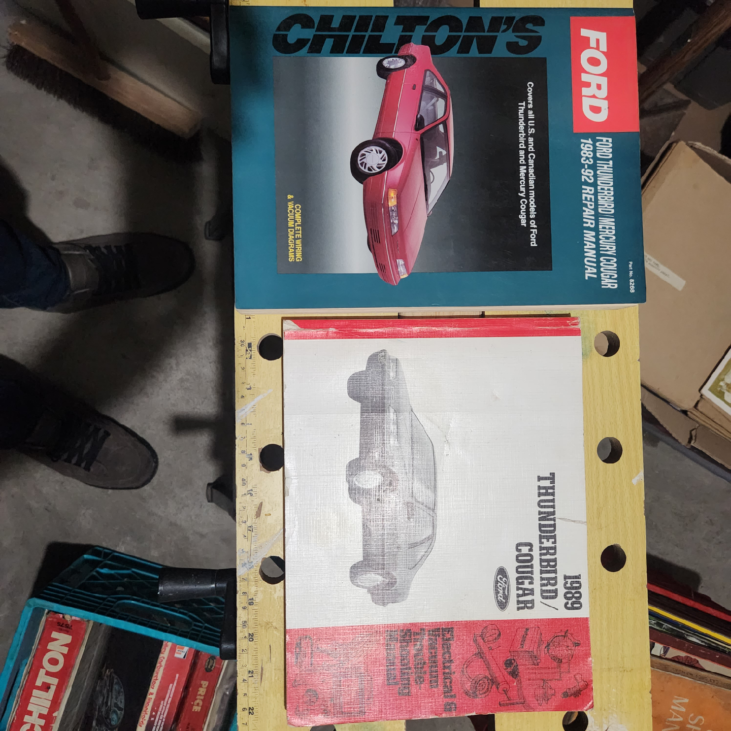 Chilton's Ford Thunderbird/Mercury Cougar Repair Manuals 1980s