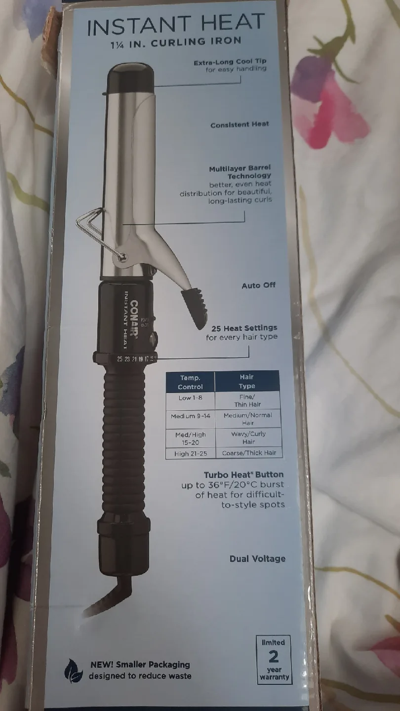 Conair Instant Heat 1 1/4" Curling Iron image indicator(2)