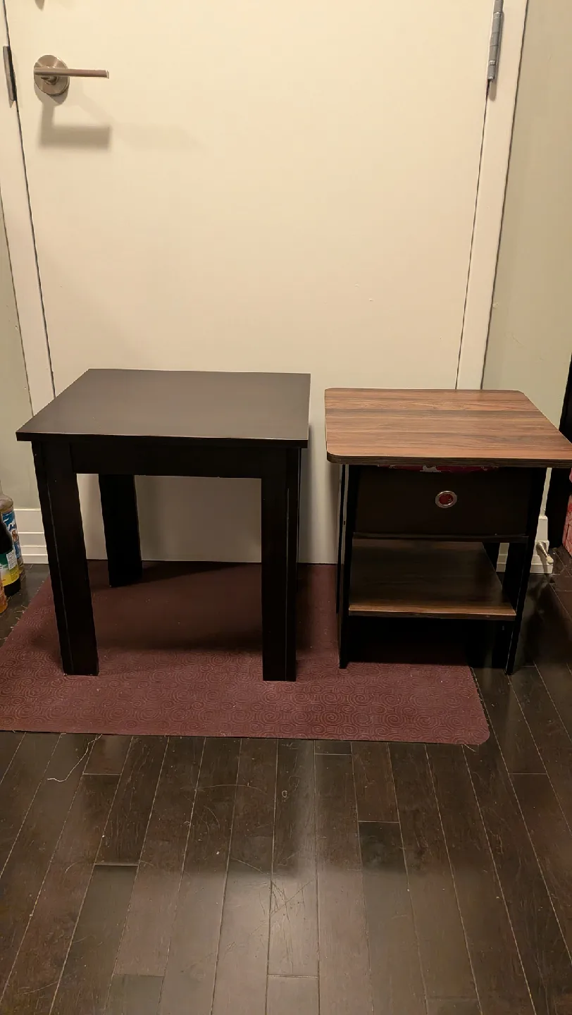 Two Small Tables - End Table & Side Table thumbnail