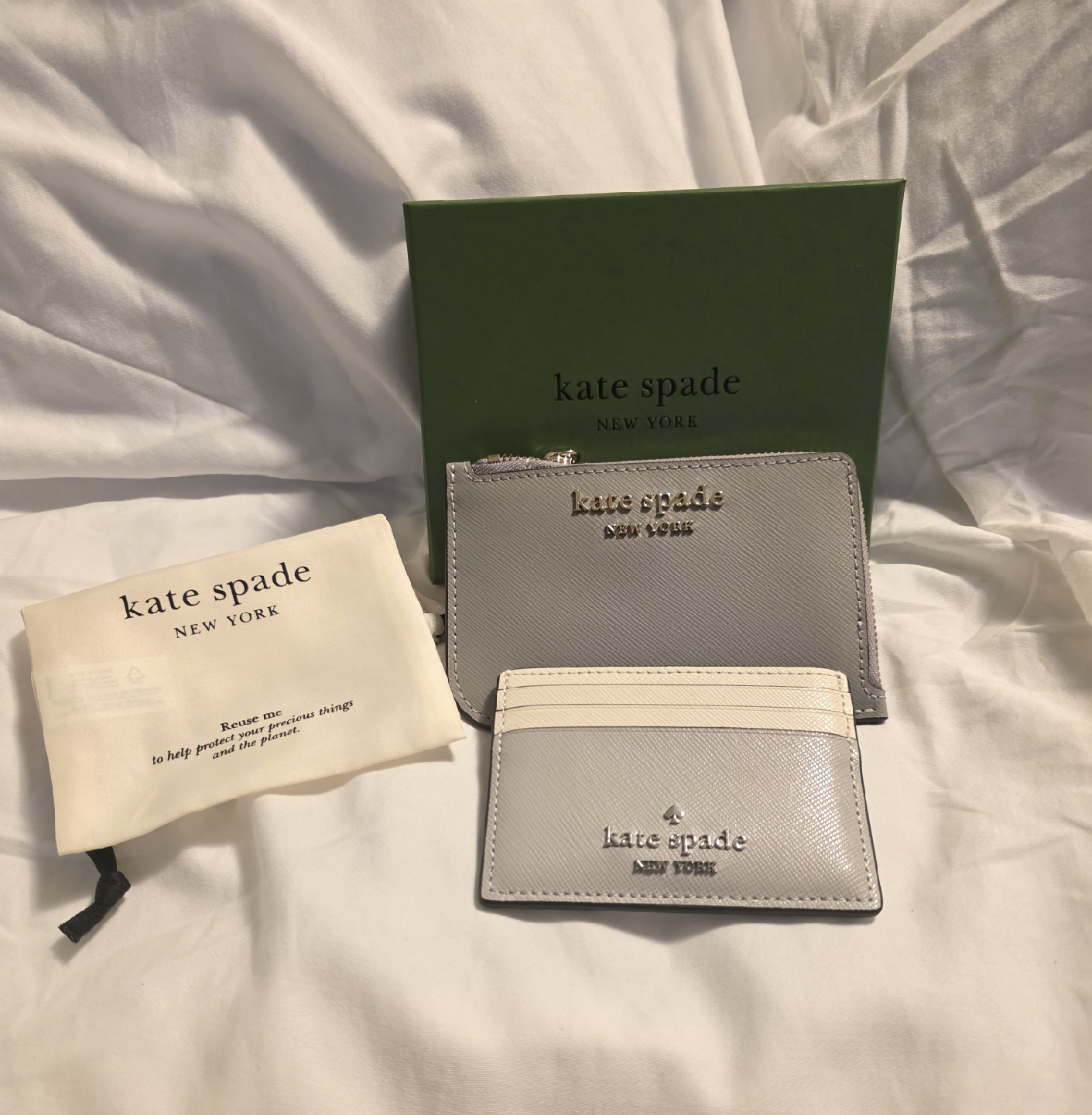 Kate Spade Zip Wallet and Card Case
