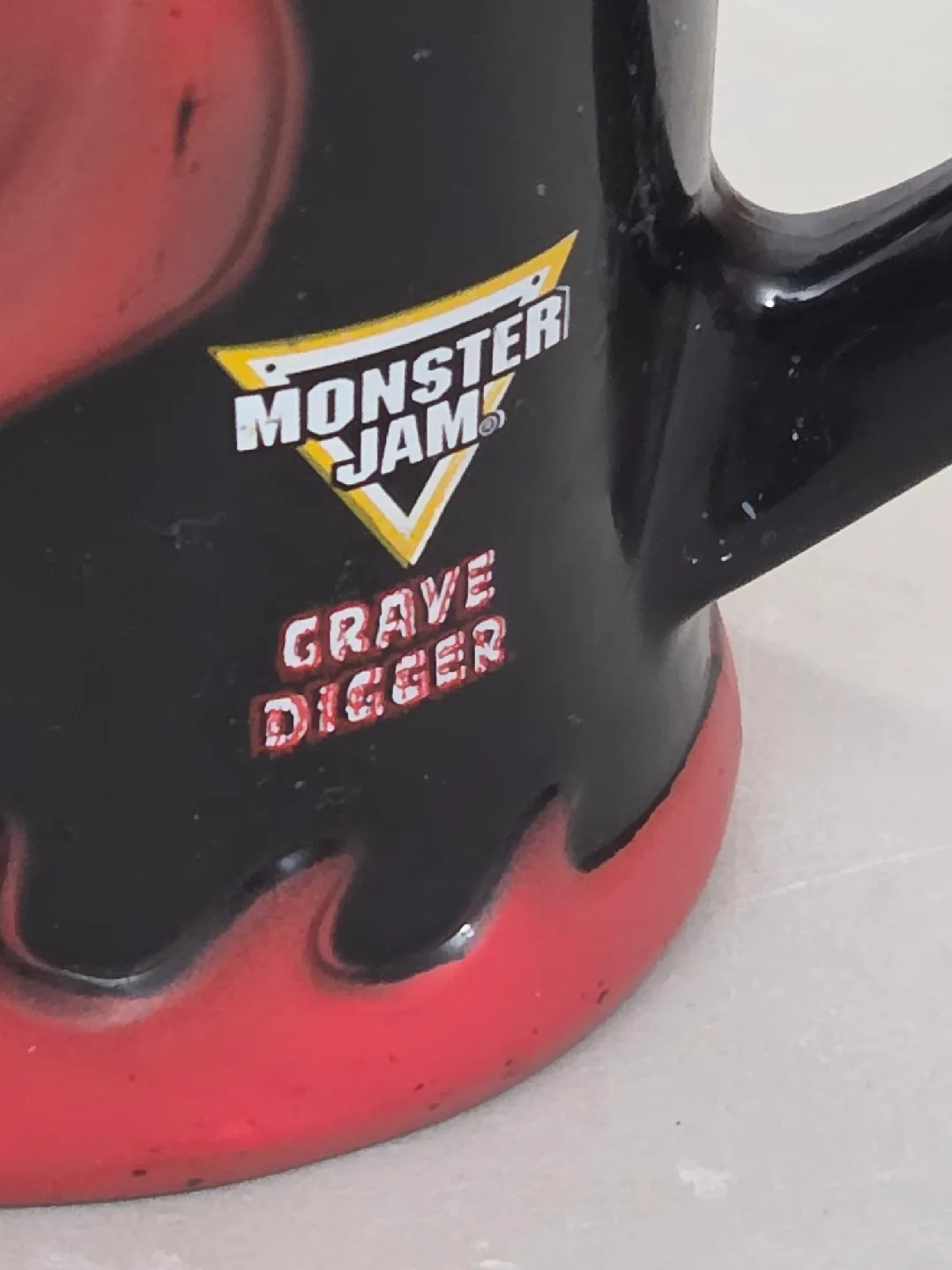 Monster Jam Grave Digger Skull Face Mug 12oz image indicator(7)