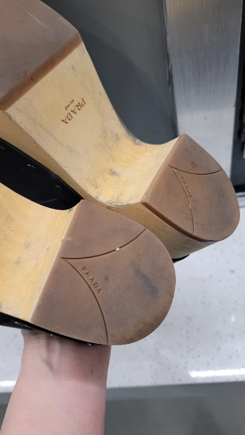 Authentic PRADA Clogs 6 to 6.5 image indicator(7)