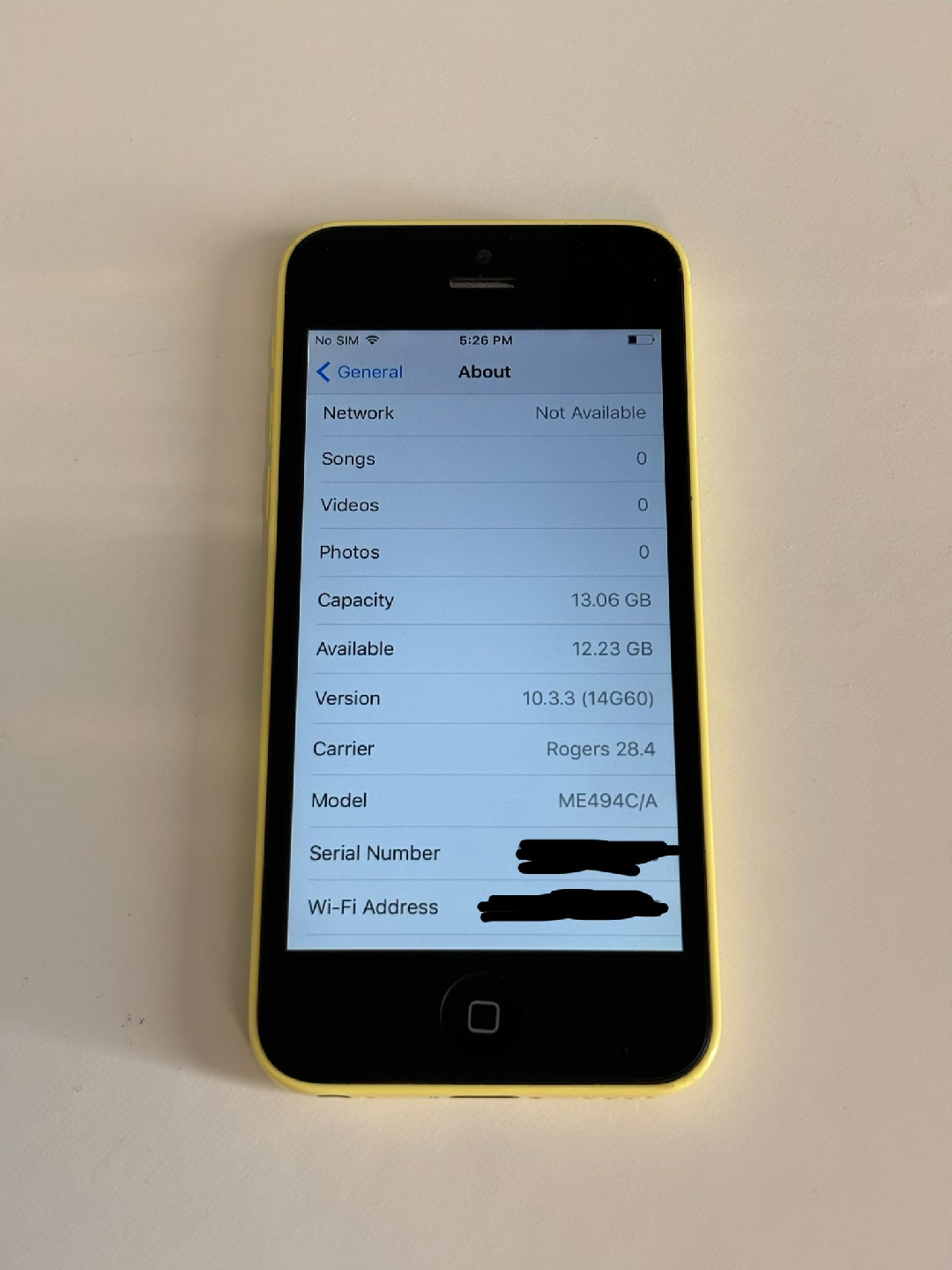 Apple iPhone 5C - 16GB Yellow - photo 4