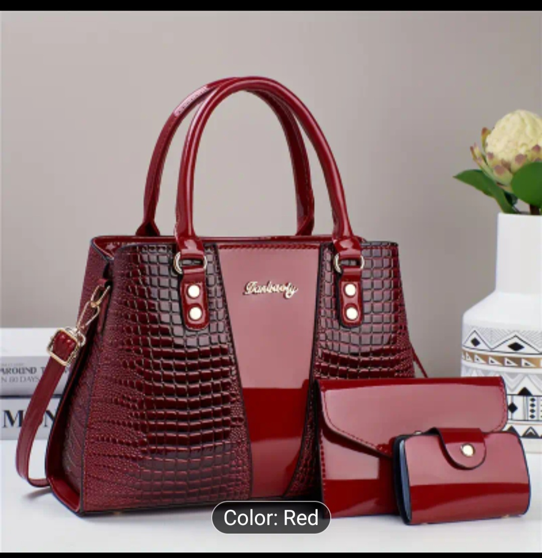 Fashionable Handbag Set - Blue - photo 2