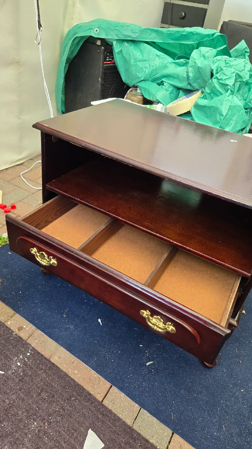 Dark Wood TV Stand/Console Table image indicator(3)