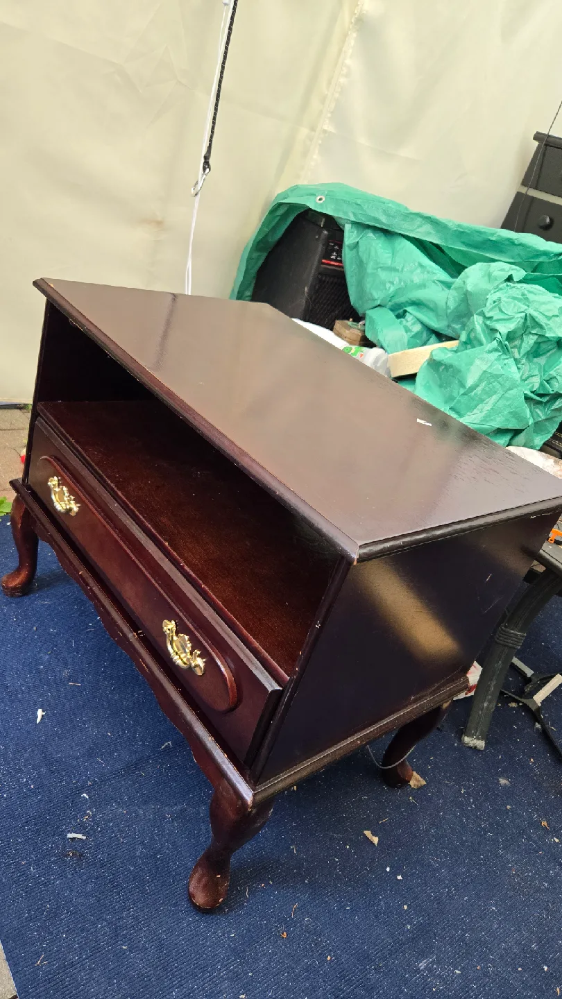 Dark Wood TV Stand/Console Table image indicator(4)