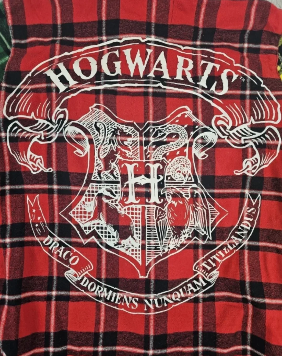 Harry Potter Hogwarts Flannel Shirt thumbnail