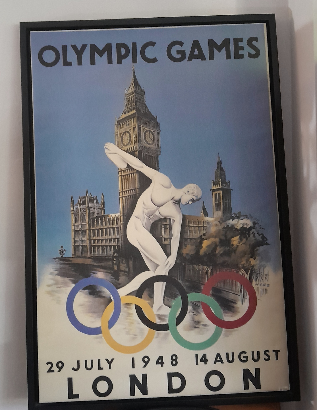 Olympic Games London 1948 Framed Poster