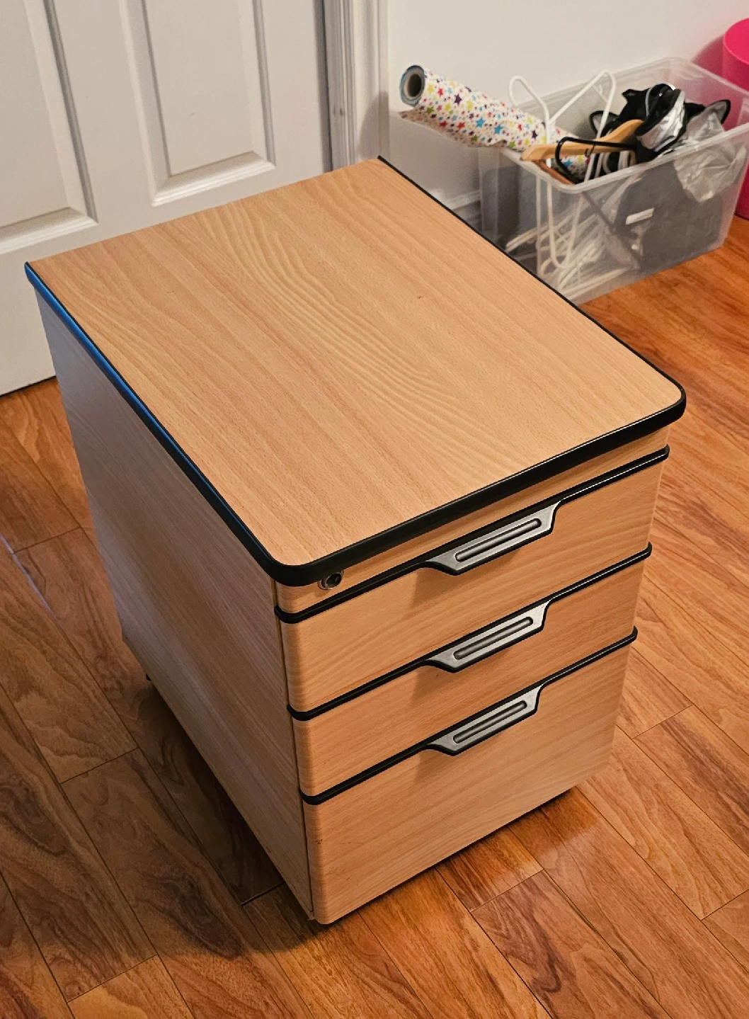 3-Drawer Mobile File Cabinet