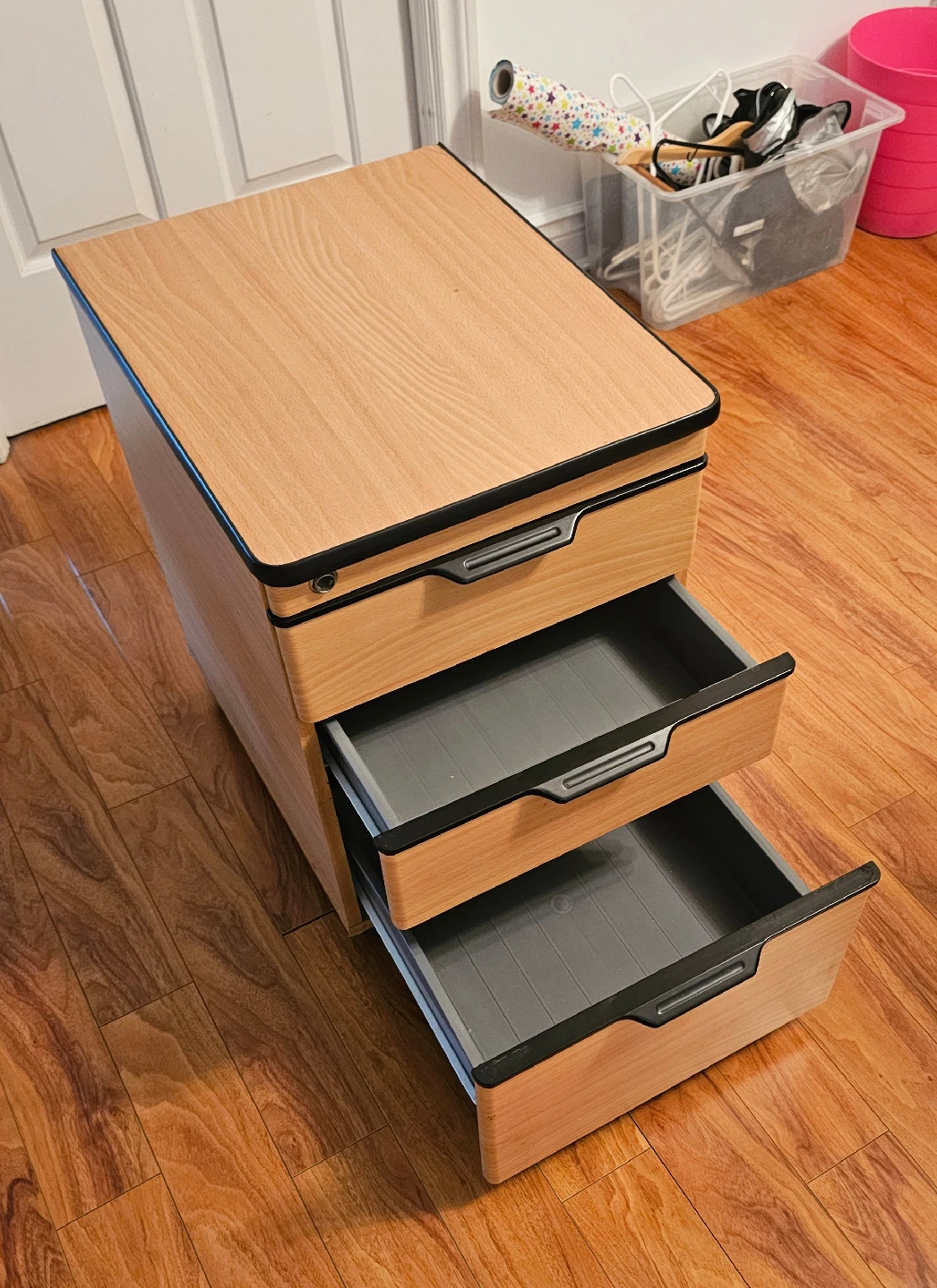 3-Drawer Mobile File Cabinet - photo 2