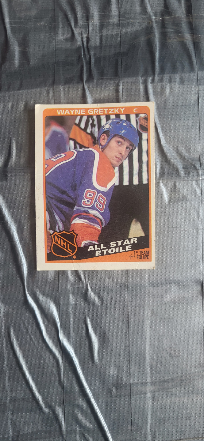 Wayne Gretzky 1983/84 All Star Hockey Card