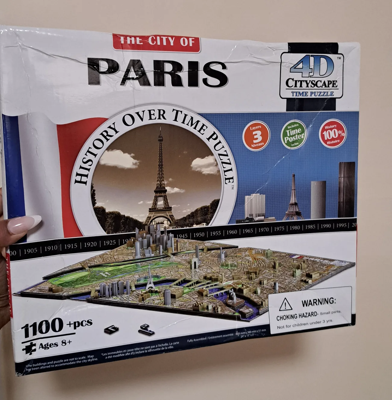 4D Paris Puzzle - 1100+ Pieces thumbnail