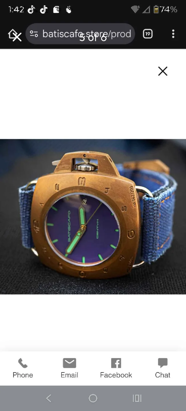 Batiscafo Submersible Bronze Watch image indicator(5)