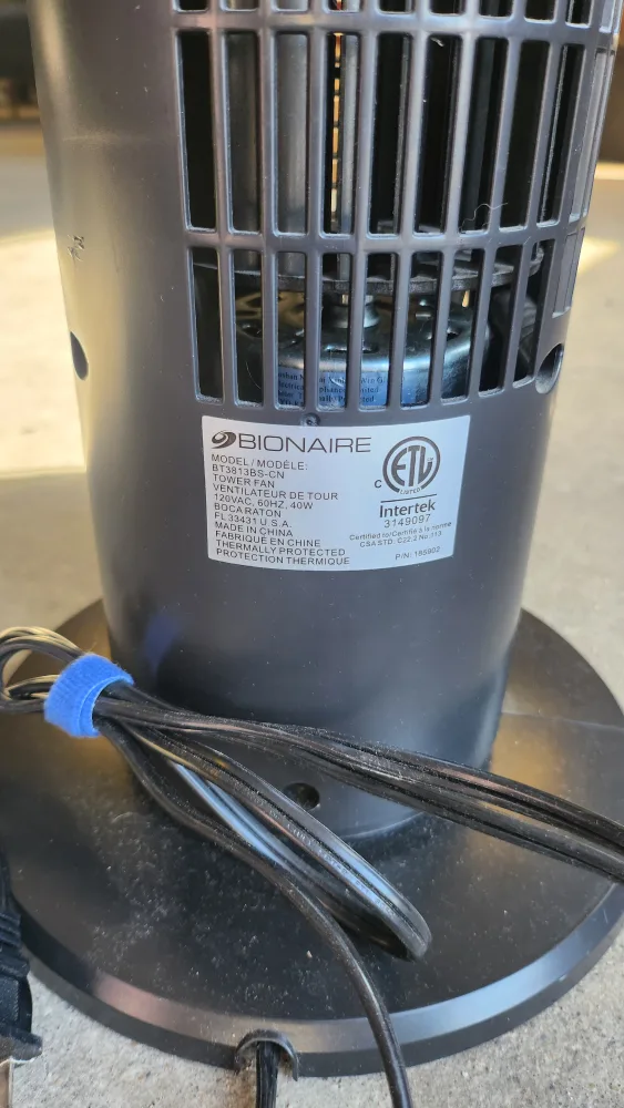 Bionaire BT3813 Tower Fan - Great for Summer! image indicator(2)