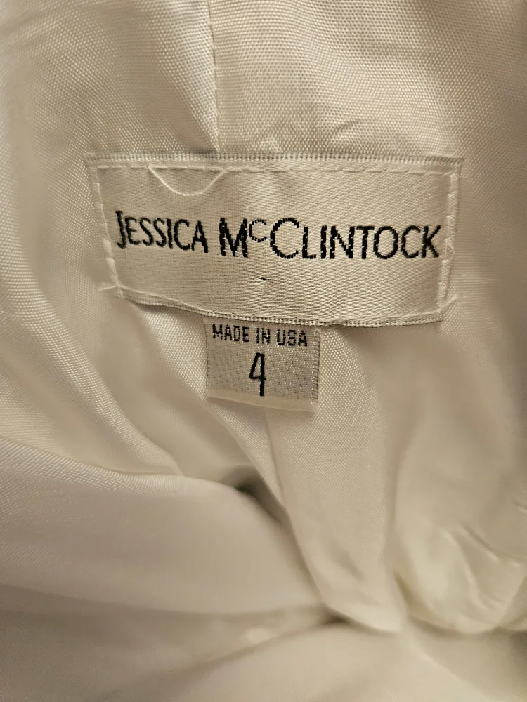 Strapless Silver Wedding Dress image indicator(7)