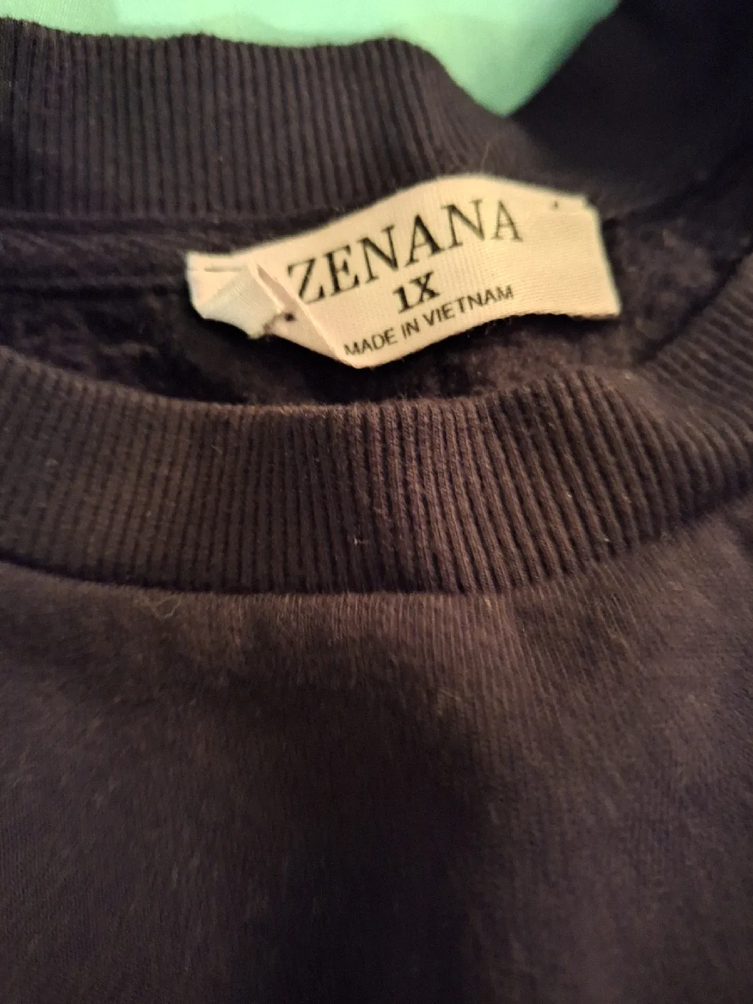 Zenana Black Sweatshirt & Pants - Size 1X image indicator(4)