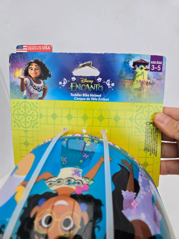 Kids toddlers encanto bike helmet size in photos image indicator(7)