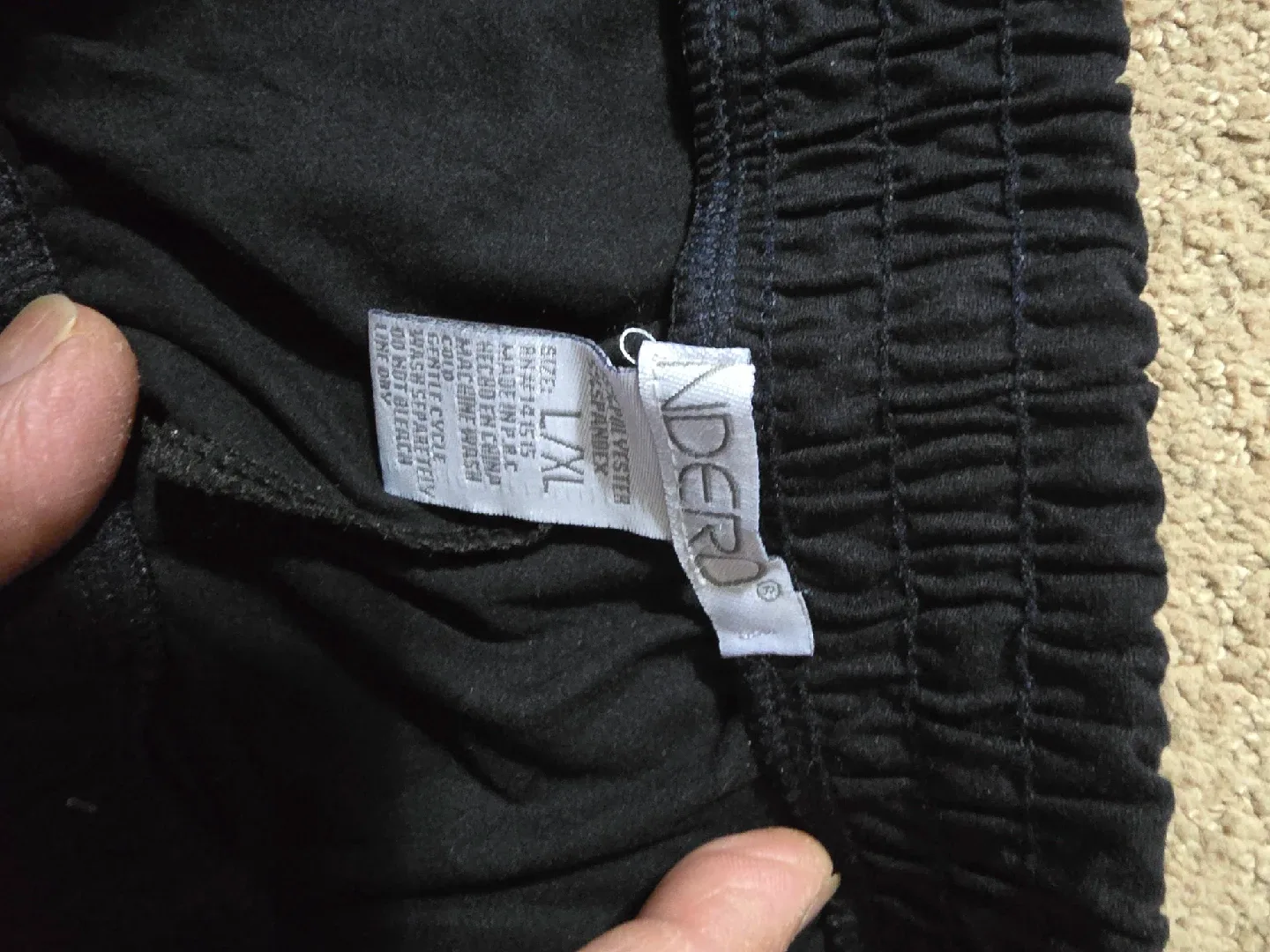 Idero Black Track Pants - L XL image indicator(2)
