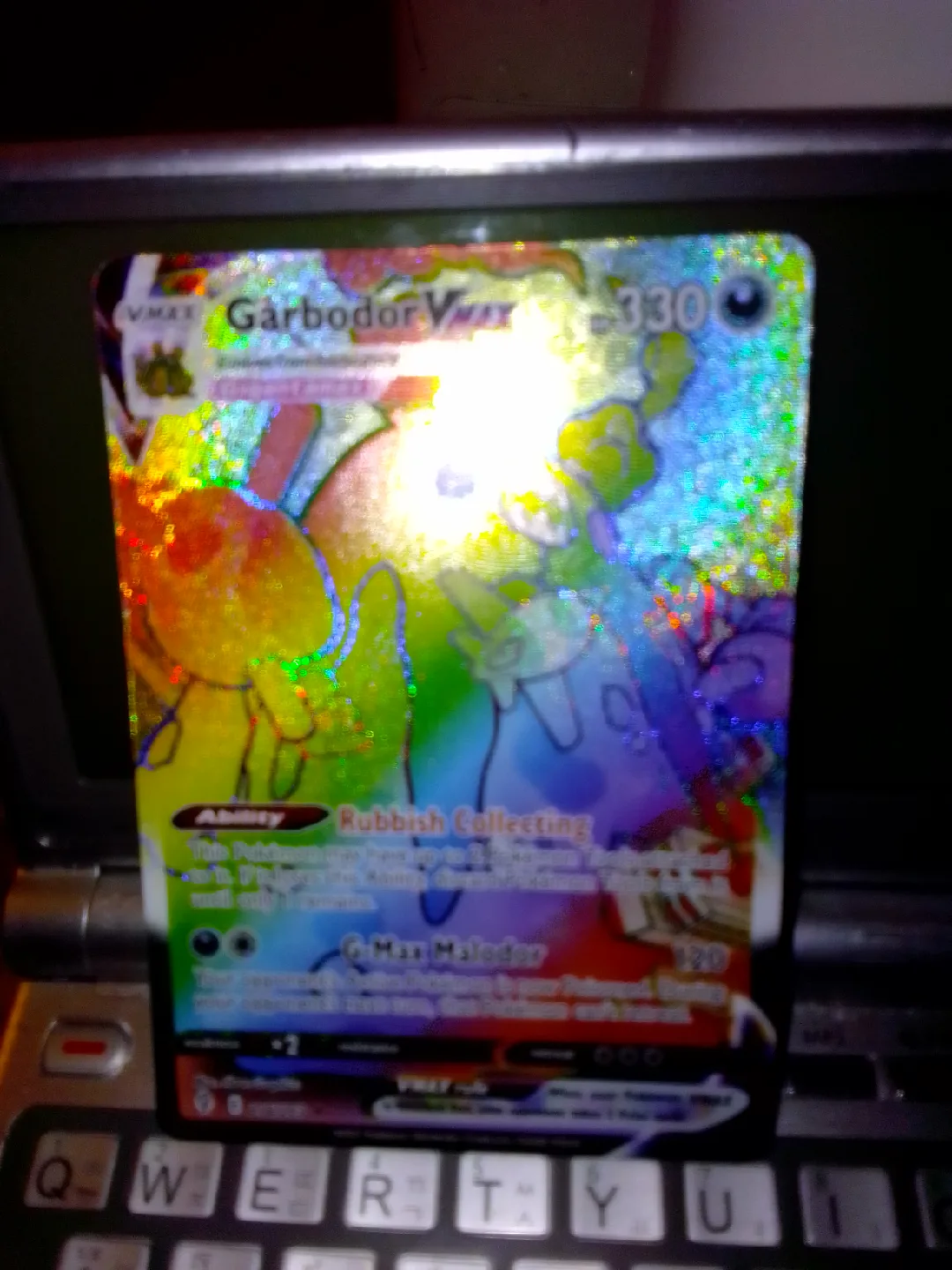 Rainbow Garbodor VMAX Pokemon Card
