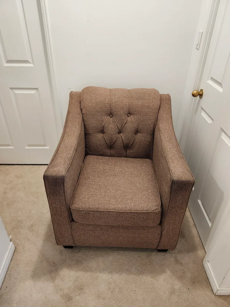 Brown Armchair - 29" Wide image indicator(3)