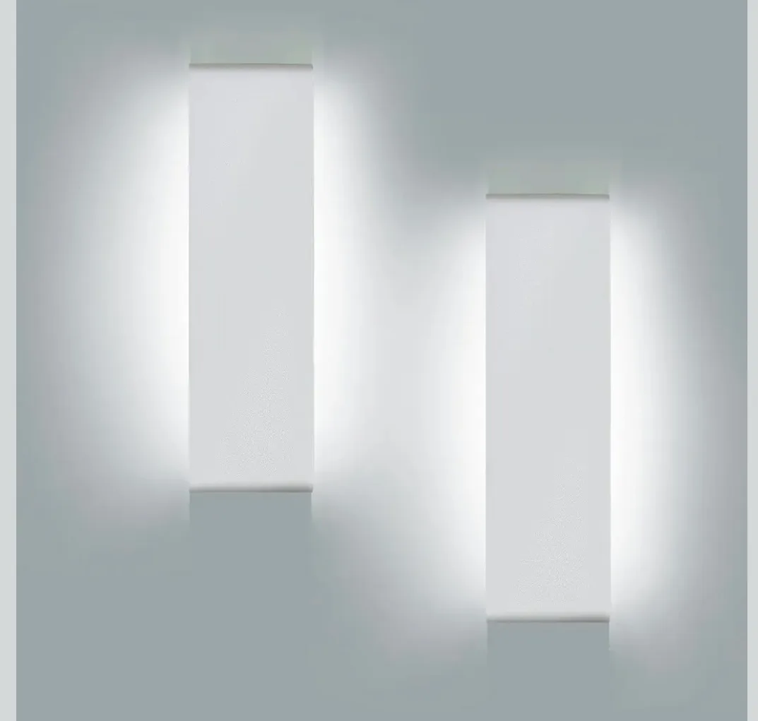 2Pack 15.7" Modern Wall Sconces, LED (White 5000K) image indicator(7)