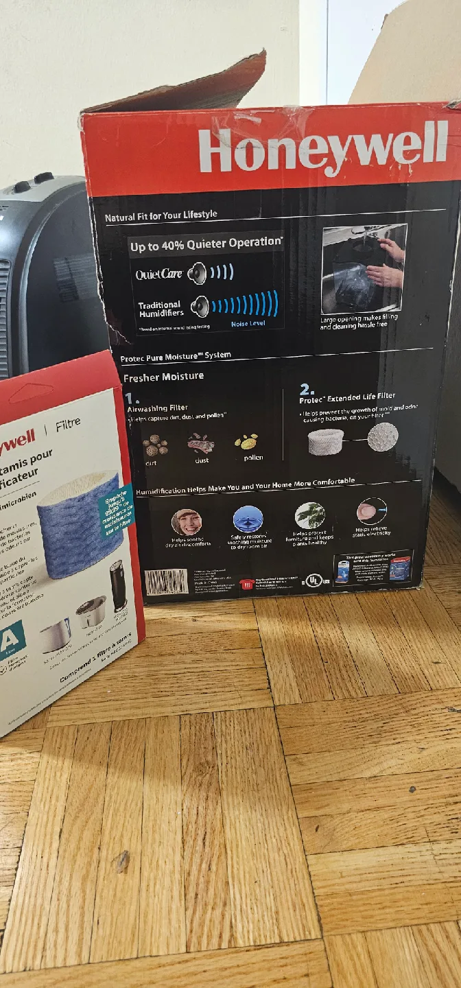 Honeywell QuietCare Humidifier + 2 Filters image indicator(4)