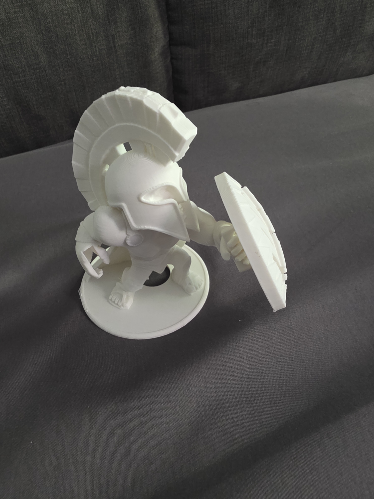 3D Printed Spartan Figurine SD Card Holder - photo 2