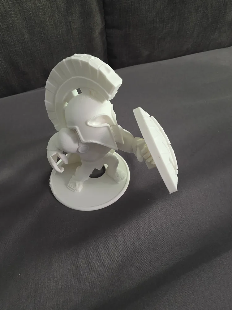 3D Printed Spartan Figurine SD Card Holder image indicator(2)