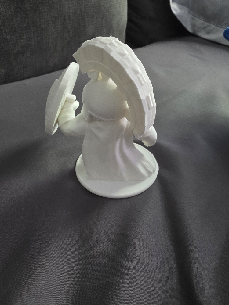3D Printed Spartan Figurine SD Card Holder - photo 3