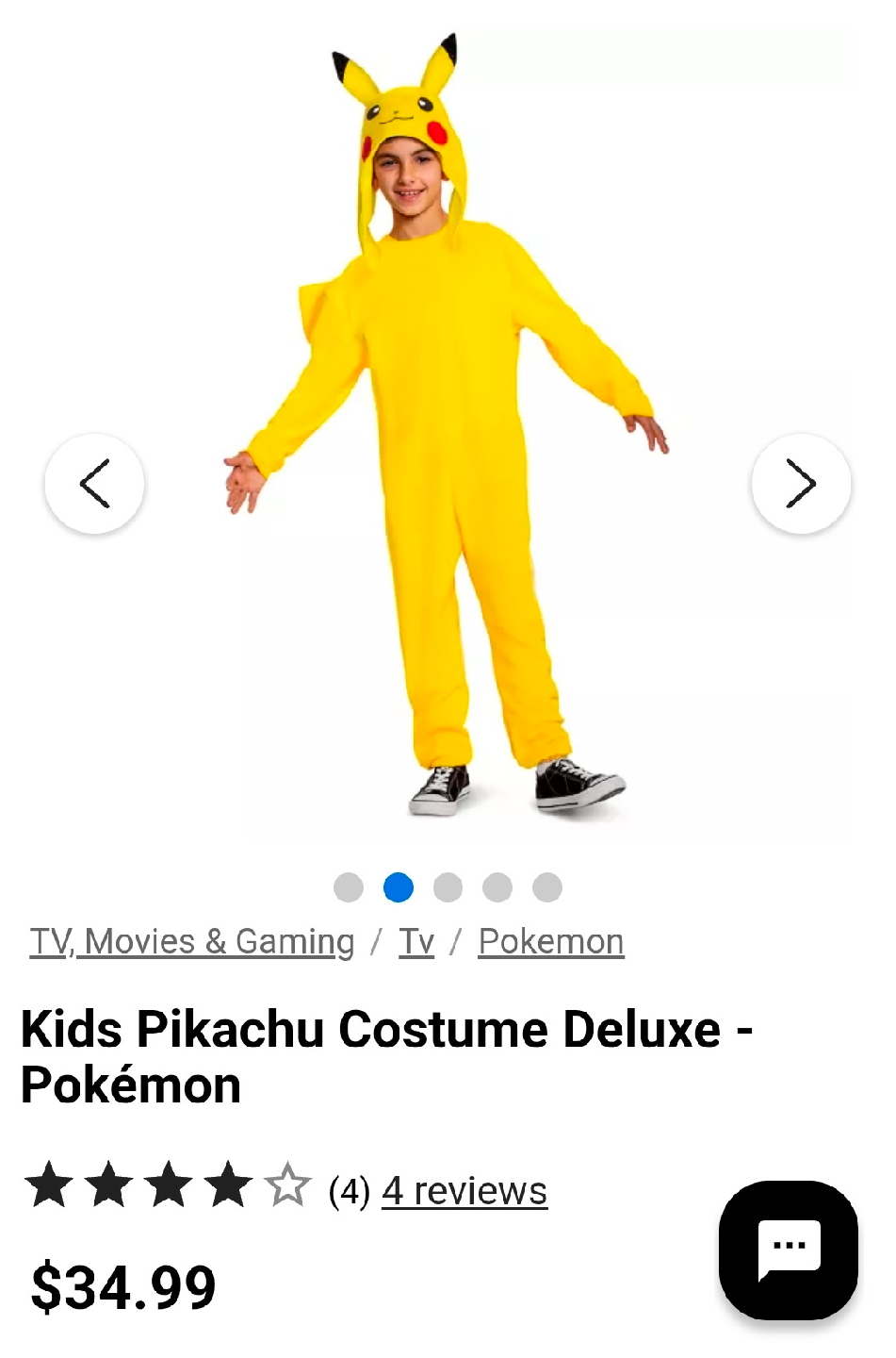 Kids Pikachu Costume Deluxe - Pokémon - photo 4