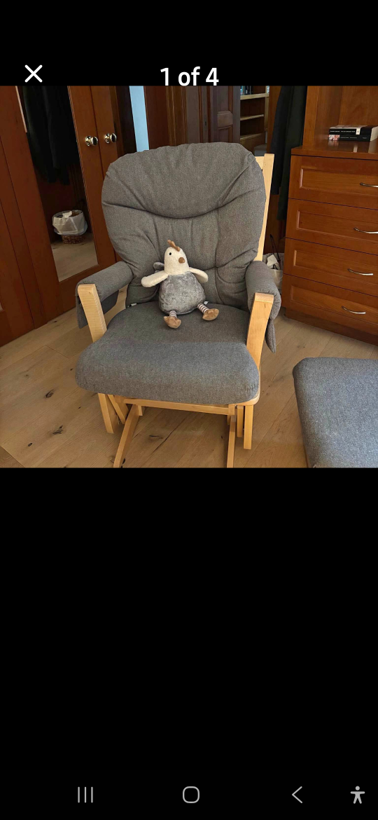 Glider Rocking Chair & Ottoman