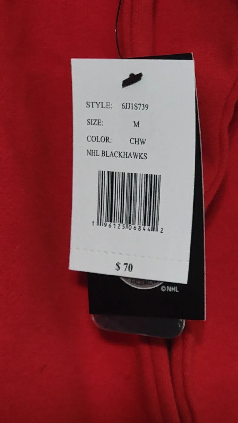 NHL Blackhawks Red Sweatshirt - Size M image indicator(2)