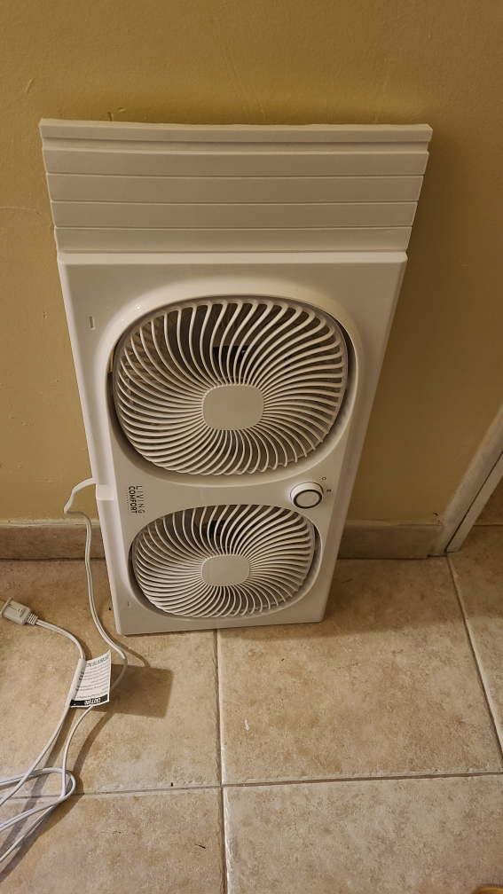 LIVING COMFORT Double Window Fan