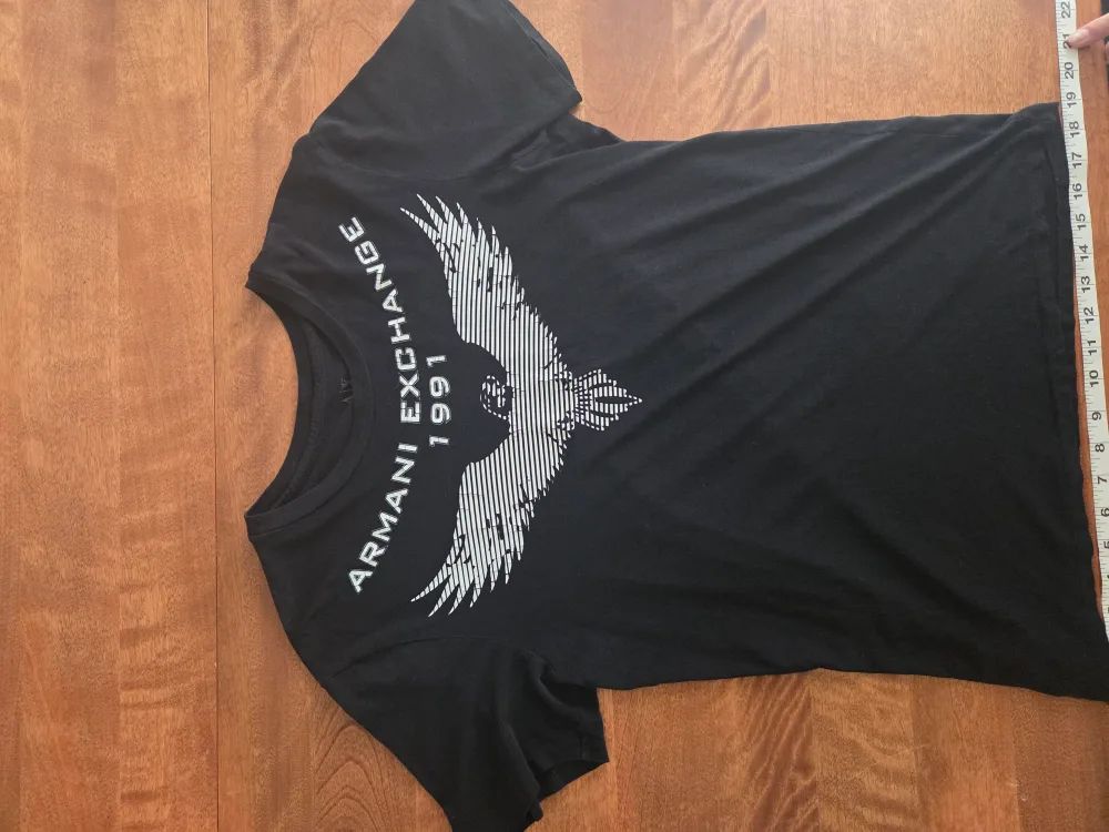 Armani Exchange Black Graphic Tee - Size M thumbnail