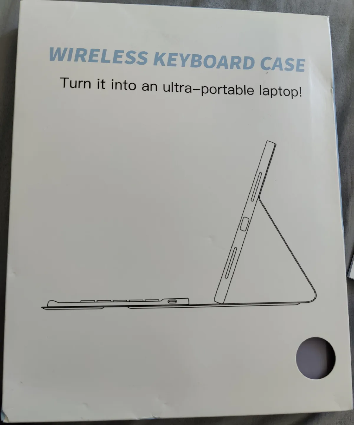 Wireless Keyboard Case for iPad - Lavender image indicator(3)