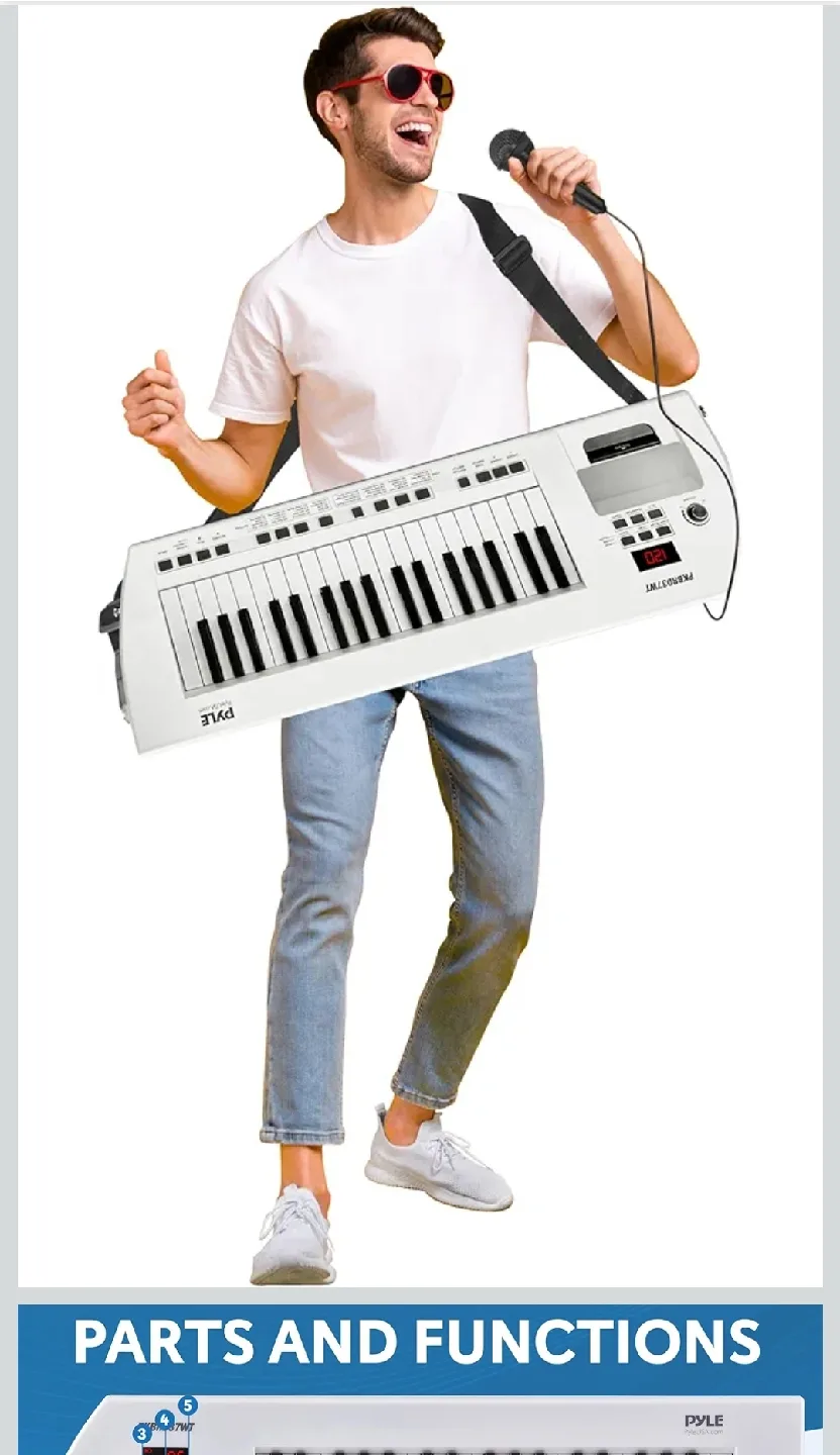 New Pyle, Portable Digital Electronic Piano 37 Keys thumbnail
