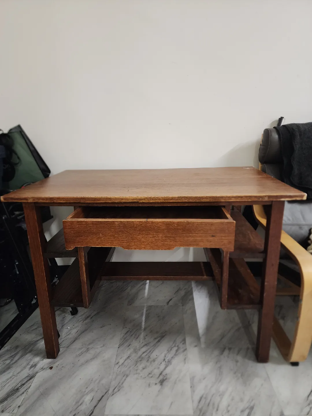 Wooden Desk with Drawer thumbnail